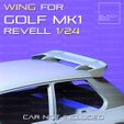 a2.jpg Golf Mk1 Rear wing combo for Revell 1/24th modelkit