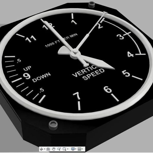V/S Wall Clock - 3D model önizlemesi