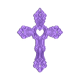 Coeur en Croix.stl 十字架上的心