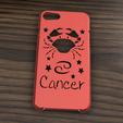 CASE IPHONE 7 Y 8 CANCER V1.png Case Iphone 7/8 Cancer sign