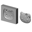 Hello-kitty-Relif-mold-02.jpg Mold Hello Kitty onlay relief 3D print model