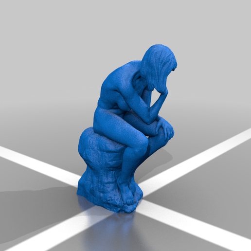 FemaleTheThnker2.png Weiblich Der Denker