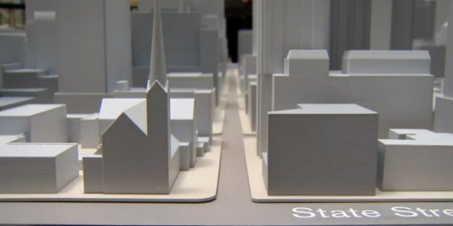 position halvkugle Forurenet The city of Chicago reconstructed in 3D printing・Cults