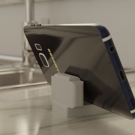 Portable Phone holder For Keychain Or Pocket 3D model