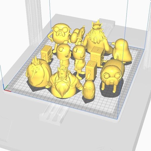 👑Adventure Time 3D Collection: Finn, Jake, Ice King, BMO and Gunter👑