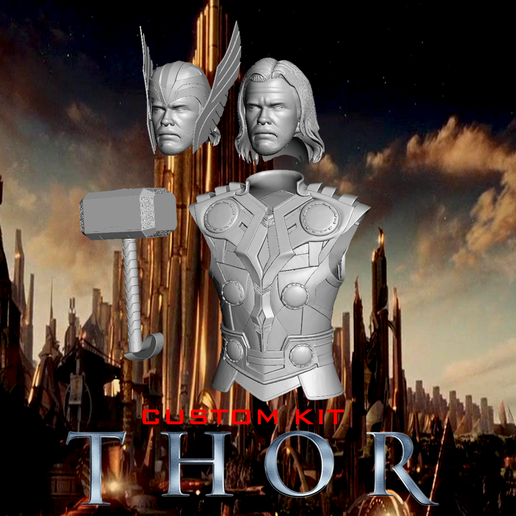 🧸 Thor 2011 MCU Kit・ STL File for 3D printing・Cults