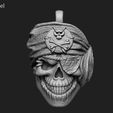 PSP_z1.jpg Pirate skull pendant vol 1 3D print model