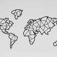 Untitled 2.jpg STL file World Map・3D printing design to download