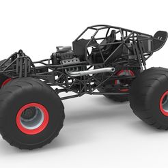 1.jpg 3D file Diecast Monster truck base Version 2 Scale 1:25・3D printer model to download