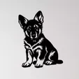 webp-1.webp German Sheperhead Puppy Wall Art