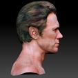 0003_Layer 26.jpg Clint Eastwood textured 3d print bust