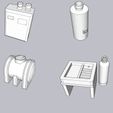 2.jpg muebles maqueta azotea /roof model furniture