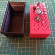 20200118_200713.jpg Free 3D file Cutter Box Drill Box for e.g. Dremel Proxxon Cutter - with lid・3D printer model to download