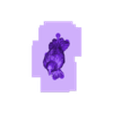 Crow_4_supported.stl Файл STL Вороны・Модель для загрузки и 3D печати