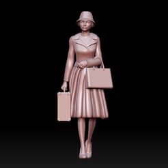 231231.jpg STL-Datei Mädchen・3D-druckbares Modell zum Herunterladen