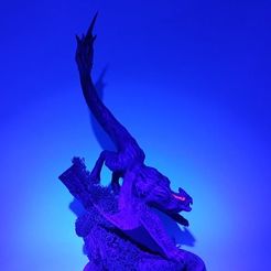 134ce63057f068a219a0df338fb0b723_display_large.jpg Fichier STL gratuit Monster Hunter World ICEBORN - Nargacuga・Design à télécharger et à imprimer en 3D