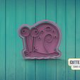 gary.jpg Fichier STL Découpeur de biscuits Gary SpongeBob's Pet・Plan à imprimer en 3D à télécharger
