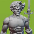 LYON-LIDER-9.jpg Lion leader of the Thundercats in a new version based on the classic 80's TV cartoon with five points of articulation, sword and base.
