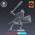 c3bacf0c-3078-4f53-84a5-6775ab66cb34.png FREE STL - Undead with Knobbed Mace and Shield