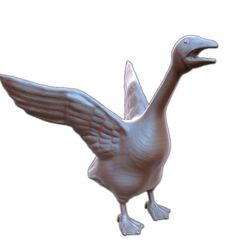AAA.jpg Archivo STL ganso, llavero・Idea de impresión 3D para descargar