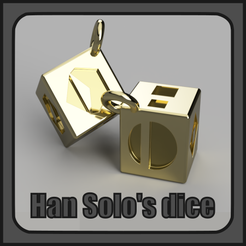 han-solo's-dice-1.png Free STL file star wars gold dice of han solo・Model to download and 3D print