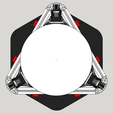 KosselMiniBaseTop.png Kossel Mini Hexagonal Base