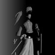 himura3dprint.jpg Samurai X Kenshin Himura fan-art statue