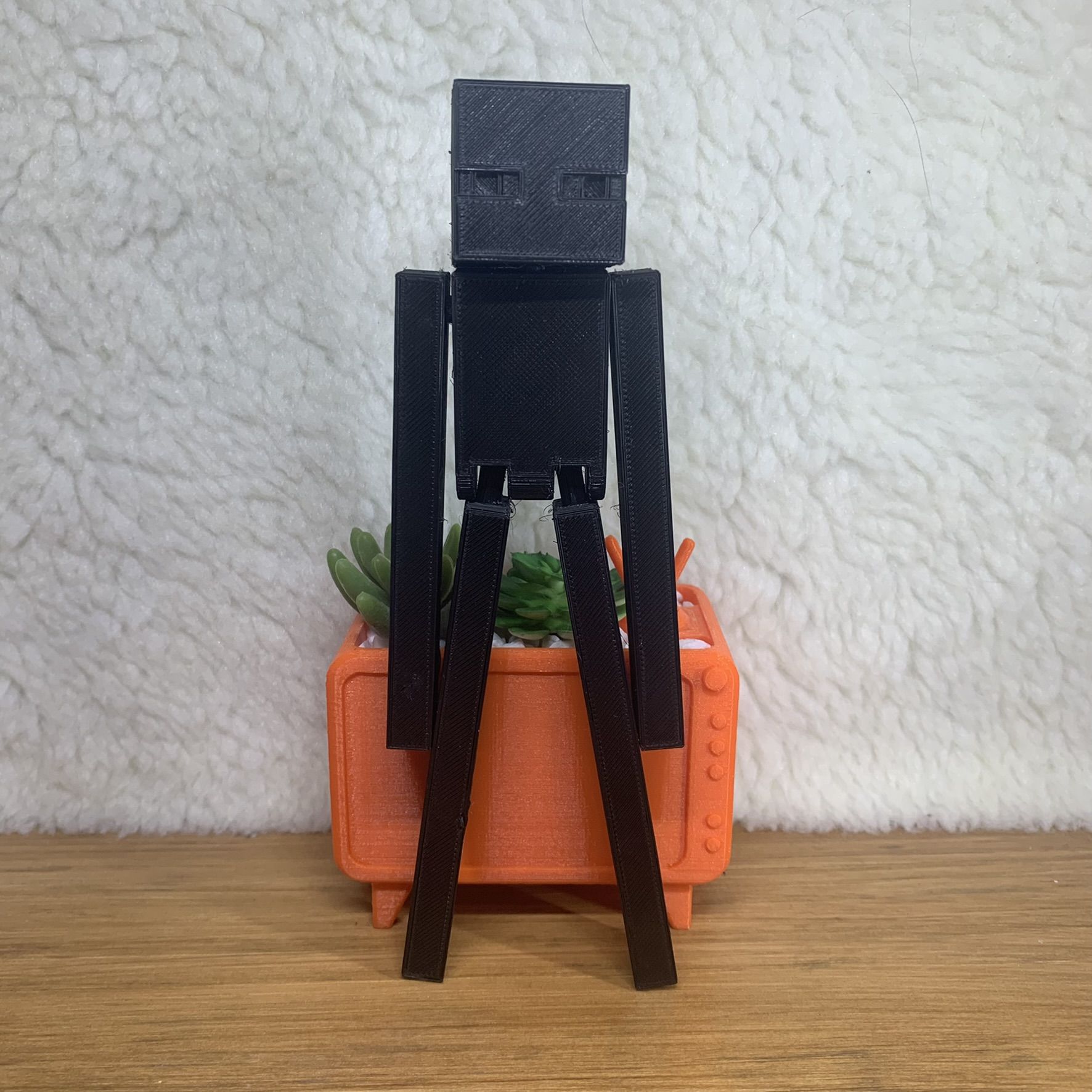 Download STL file MINECRAFT ENDERMAN FLEXIBLE • 3D print template ・ Cults