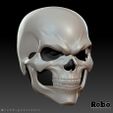 GHOST-RIDER-HELMET-02.jpg Ghost Rider - Scorpion - Skeletor - Skull Helmet and mask - Fan made - STL model 3D print digital file
