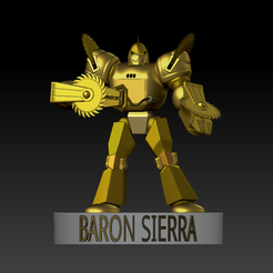 j BARON SIERRA OBJ file BARON SIERRA - BUZZ SAW・3D printer model to download, SerFer88
