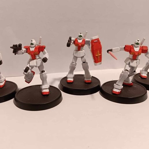 🤖 1-500 RGM-79 GM・ STL File for 3D printing・Cults