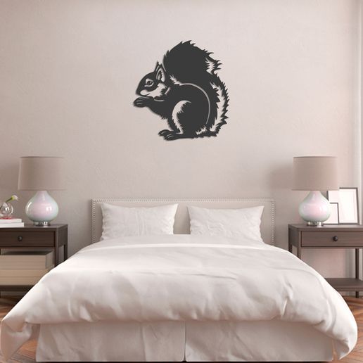 2.jpg squirrel DXF FOR LASER CUT, AND 3D PRINT STL FILES