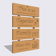 Shapr-Image-2024-02-14-174354.png Home blessing plaque, Farmhouse Wall Decor,  Home Wall Sign THIS IS US, TOGETHER, FAMILY, BLESS THIS HOME, flex joint,