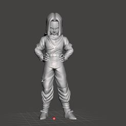 A17 1.jpg 3D file Android 17・Design to download and 3D print