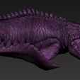 A8.jpg STL-Datei Mosasaurus・Modell zum Herunterladen und 3D-Drucken