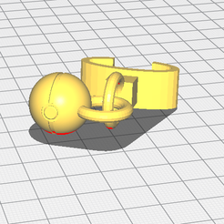 pokeball-croc-strap.png Fichier STL Strap Croc Pokeball・Modèle à imprimer en 3D à télécharger