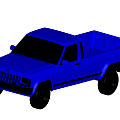 1.png Télécharger fichier 3D Jeep Comanche • Design à imprimer en 3D, car-
