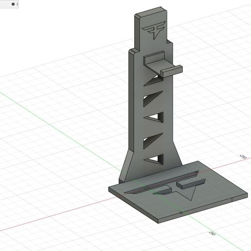 Faze Headset stand 3D model