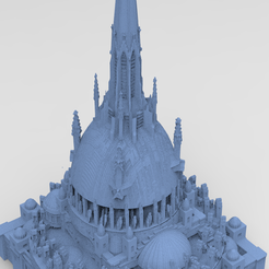 untitled.2022.png Archivo OBJ Torre de la Fortaleza Persa del Desierto 3・Design para impresora 3D para descargar