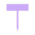 Tomatoes.stl Plant Marker Label
