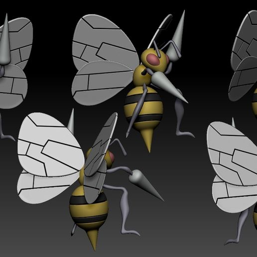 00.jpg Weedle Evolution Pack(weedle, kakuna, beedrill)