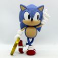 sonic-front1.jpg Free 3D file Sonic - Classic・3D printer model to download
