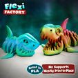 Dan-Sopala-Flexi-Factory-Shark_17.jpg Archivo STL Flexi Print-in-Place Esqueleto Tiburón・Design para impresora 3D para descargar