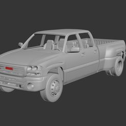 1.jpg 3D file GMC Sierra Crew Cab 3500 Dually 2003・3D print model to download