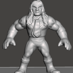 Untitled.png Fichier OBJ wwf wwe aew ecw wcw retro・Design pour imprimante 3D à télécharger