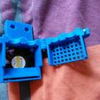 20141016_125057_Android.jpg Dual E3D bowden coldend. With one (50mm) fan to rule/cool them all!