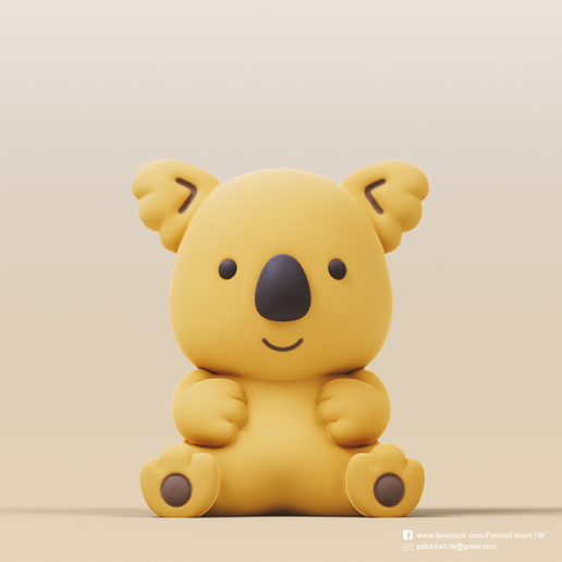 Koala(Koala's march) - 3D model önizlemesi