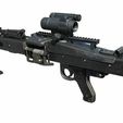 MG3-Rail.jpg MG 3 Machinegun Top Cover Picantiny Rail mount