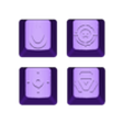 Brimstone, Round keycap, profile inwards, angle (Mihovec Design).stl Brimstone Keycaps Valorant (Multiple Designs - Variations) Bundle