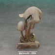 escaner3d-3d-setas-madera-6.jpg 3D Scanner Wooden Mushroom Figure / Asset Wooden Mushroom Figure